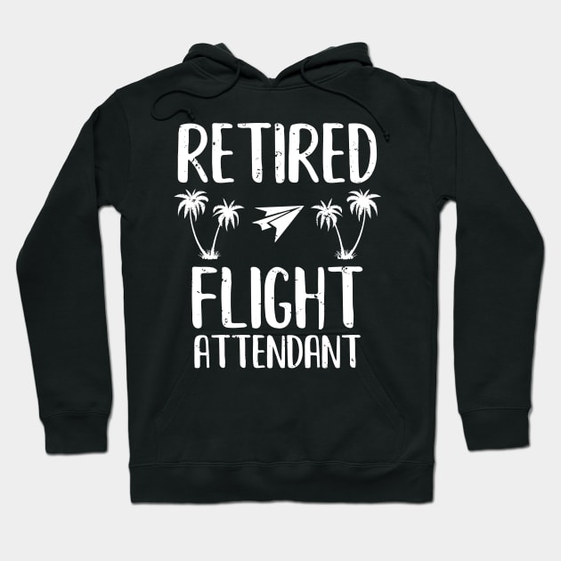 Retired Flight Attendant Hoodie by PixelArt